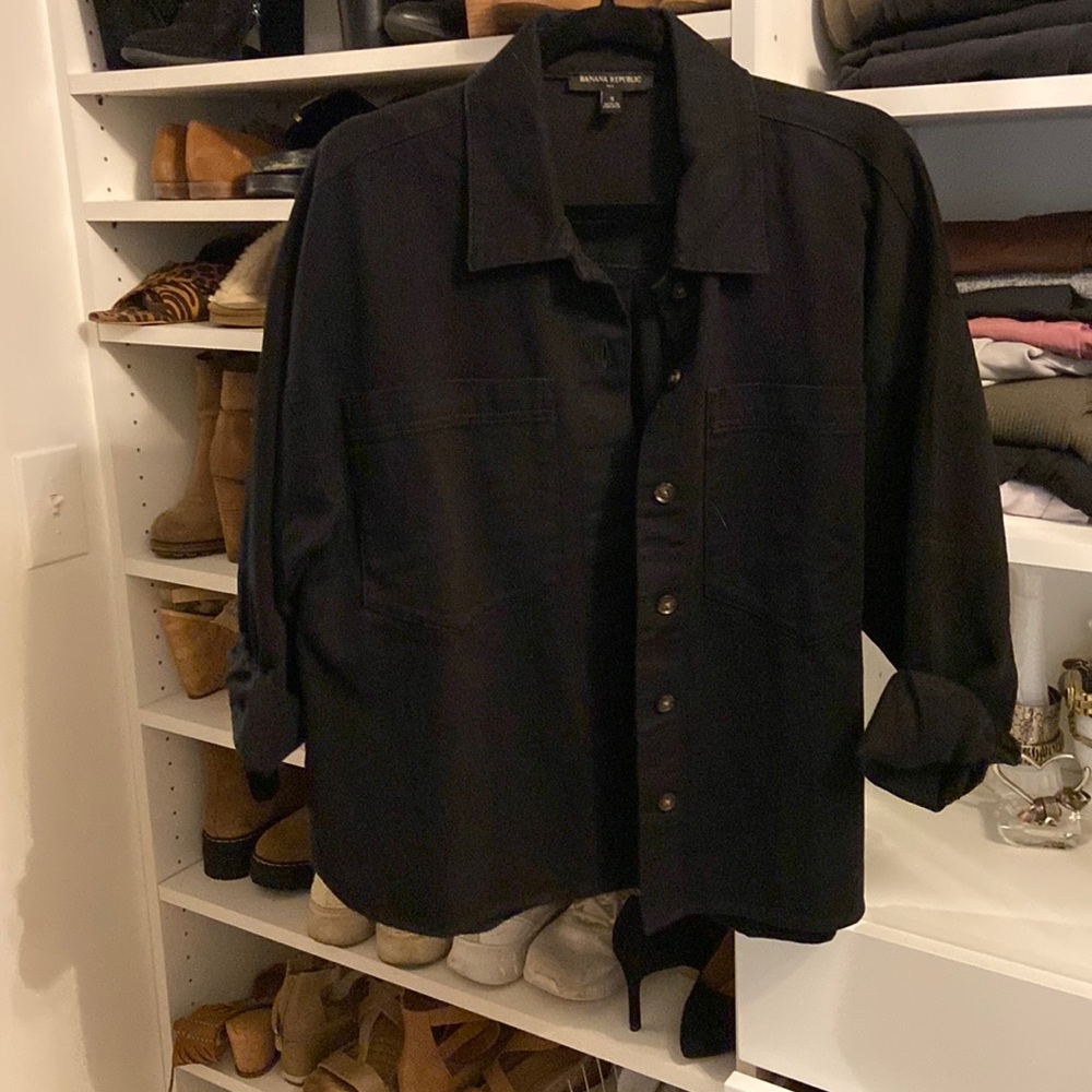 Banana republic utility flannel- size small